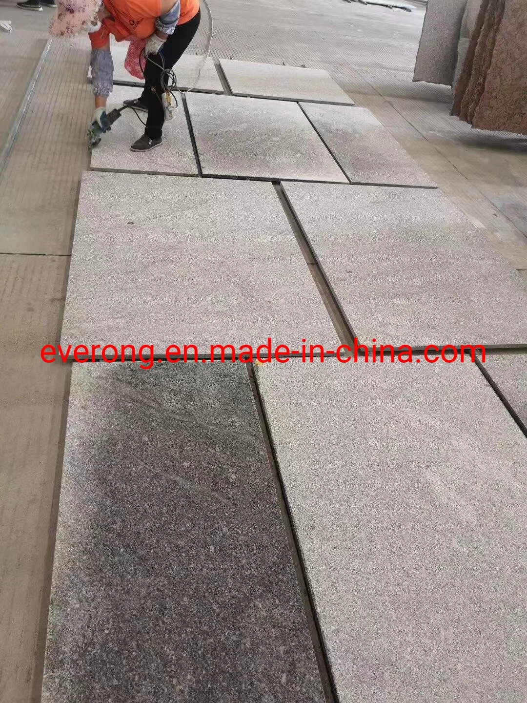 Polished New Fantasy Grey/Nero Santiago/Ash Grey Granite for Paving/Tiles/Flooring/Landscaping