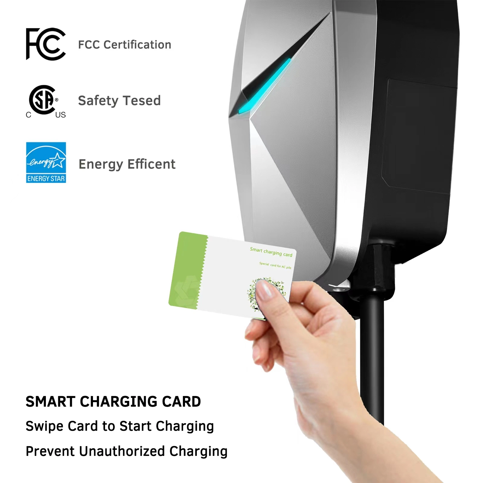 Zhida 7kw 32A EV/Electric Vehicle Charging Station Type 1with NEMA 14-50 Plug IP66