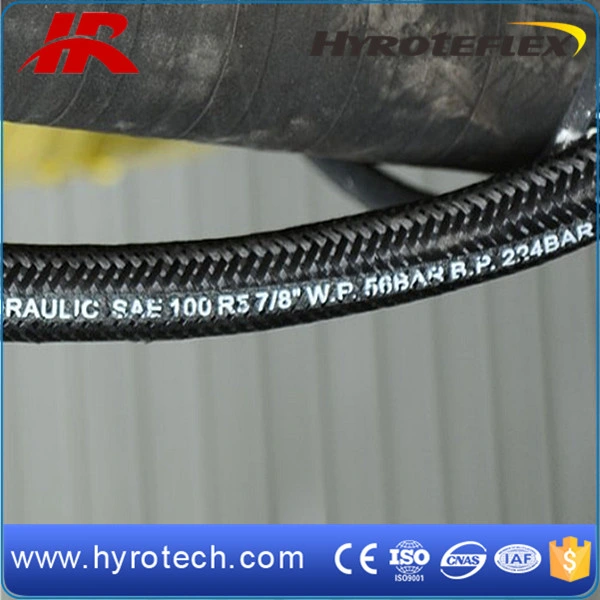 Rubber Hose SAE 100r5 High Pressure Hydraulic Hose for Construction Machine Oil Return System