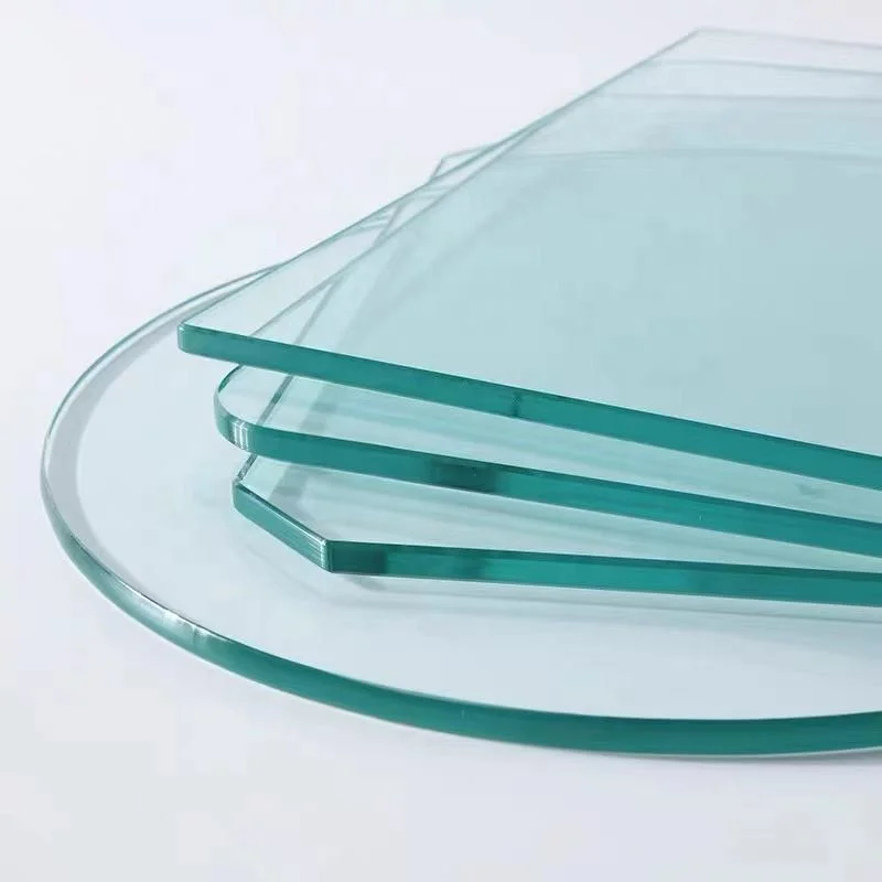 Flat Chamfer Pencil Convex Triple Ogee Edge Work Clear Flat Float Tempered Building Glass