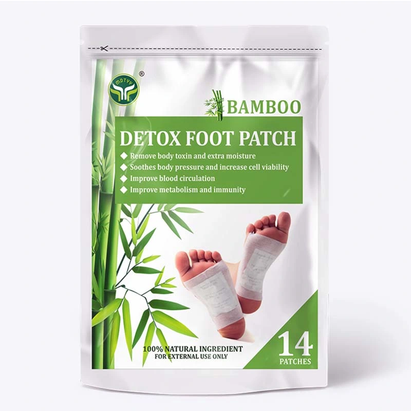 Les soins de santé chinois Meditan de gros bois de Bambou Extrait de vinaigre de gingembre Detox Patch vous pourrez vous détendre pied