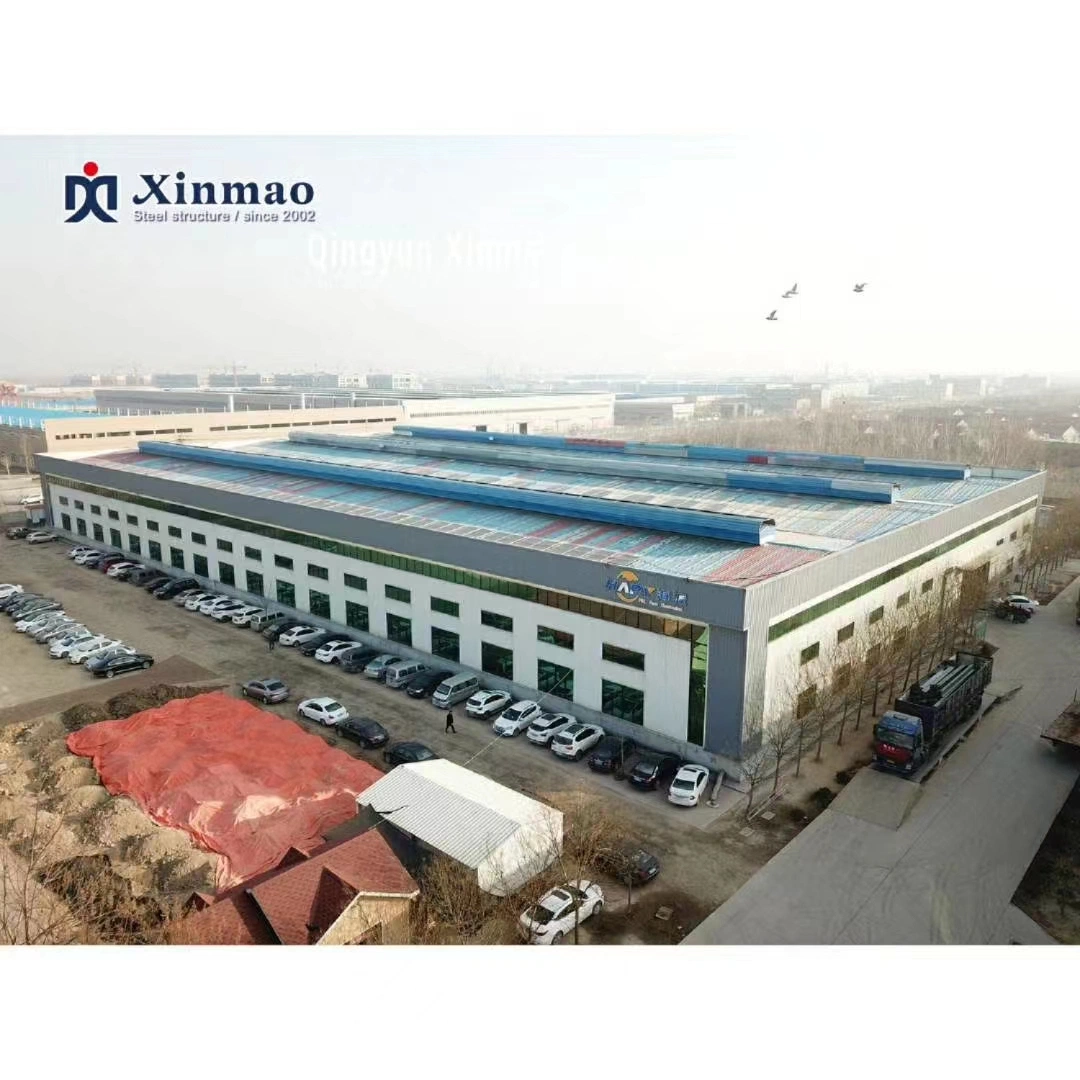 Light Weight Prefabricated Steel Structure Office Building Design for Sale