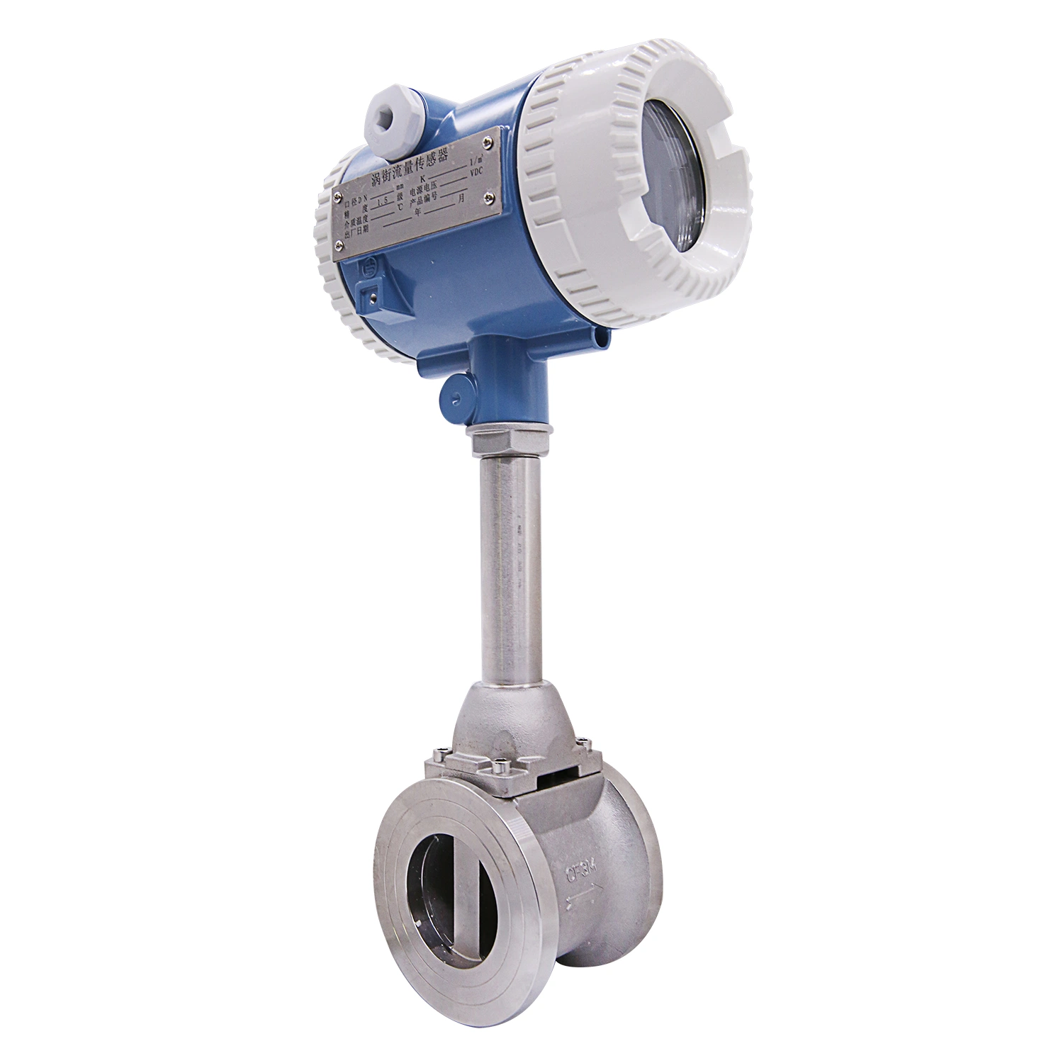 Flange Installtion Digital Vortex Flowmeter DN50 Output Pluse 4-20mA