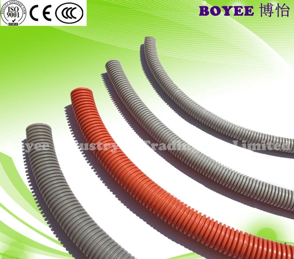 High quality/High cost performance  PVC Slotted Flexible Corrugated Electrical Conduit Pipe