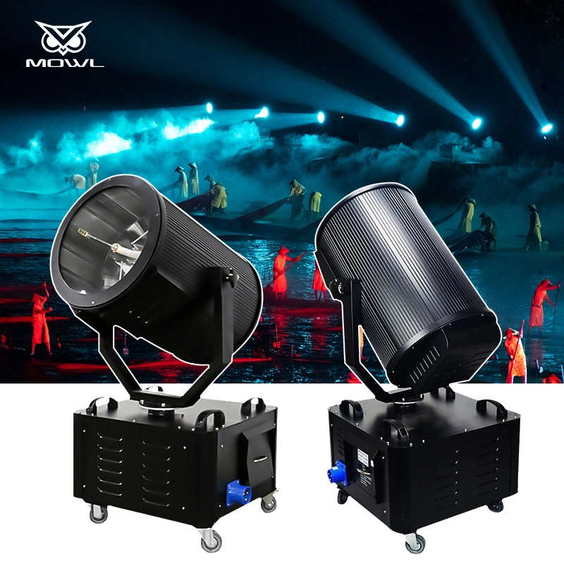 2023 Most Popular DMX512 Colour LED 3000W Waterproof Moving Head Beam Outdoor Sky Searchlight for Hight Building