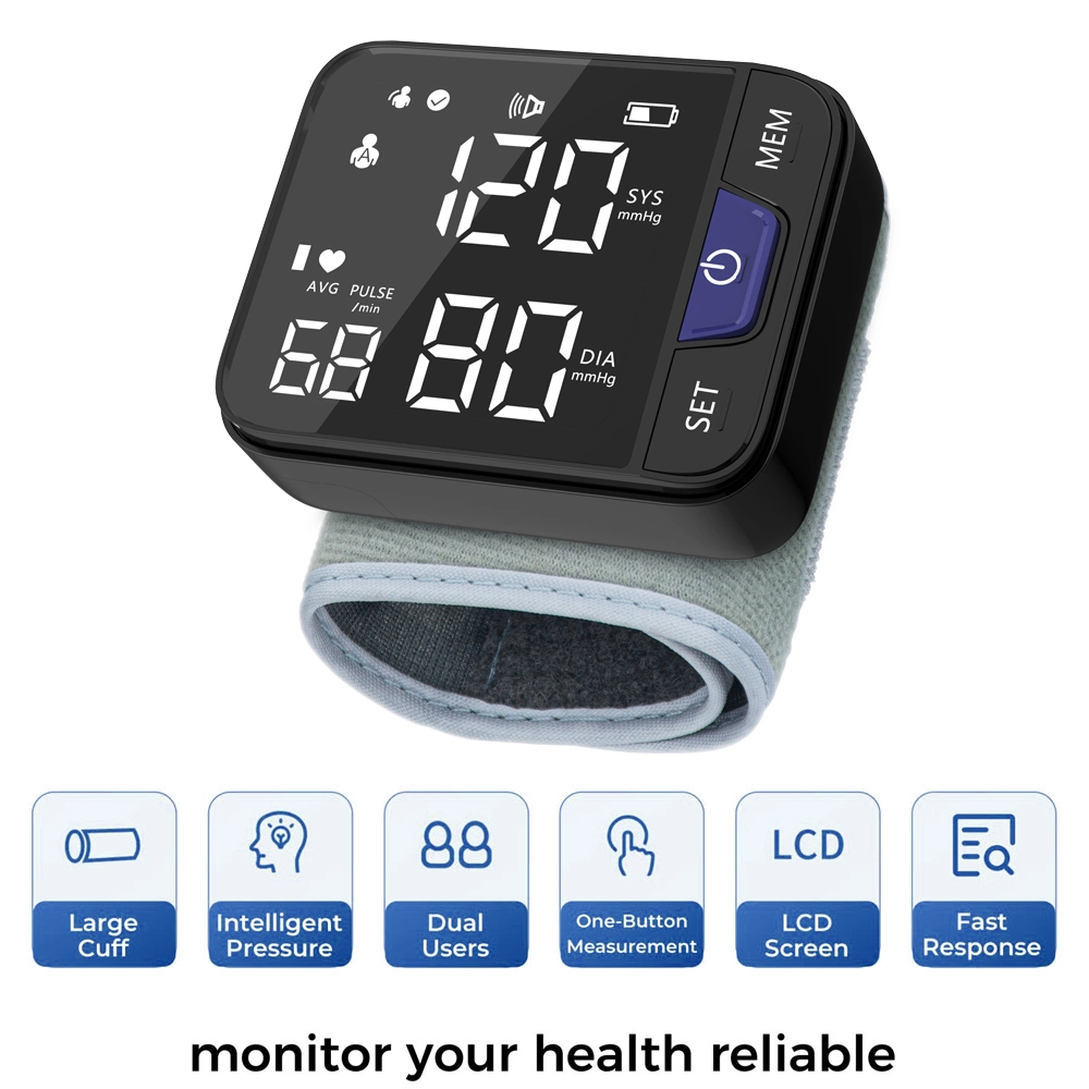 CE, ISO Approved Digital Bpm Wrist Sphygmomanometer Bpm High Qulaity