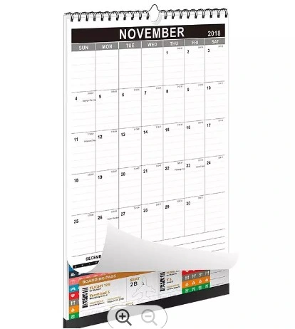 Customized Calendario Full Color Landscape Kalender 2022 Wandkalender