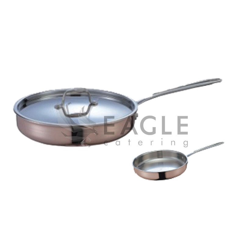 3ply Stainless Steel Copper Cooking Pot with Handle and Lugs