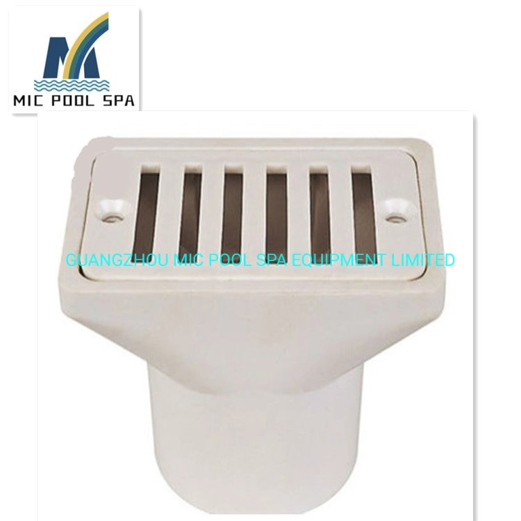 China Manufacturer Swimming Pool Concealed Floor Inlet Drain Pool Drainer Stainless Steel Gutter Main Drain