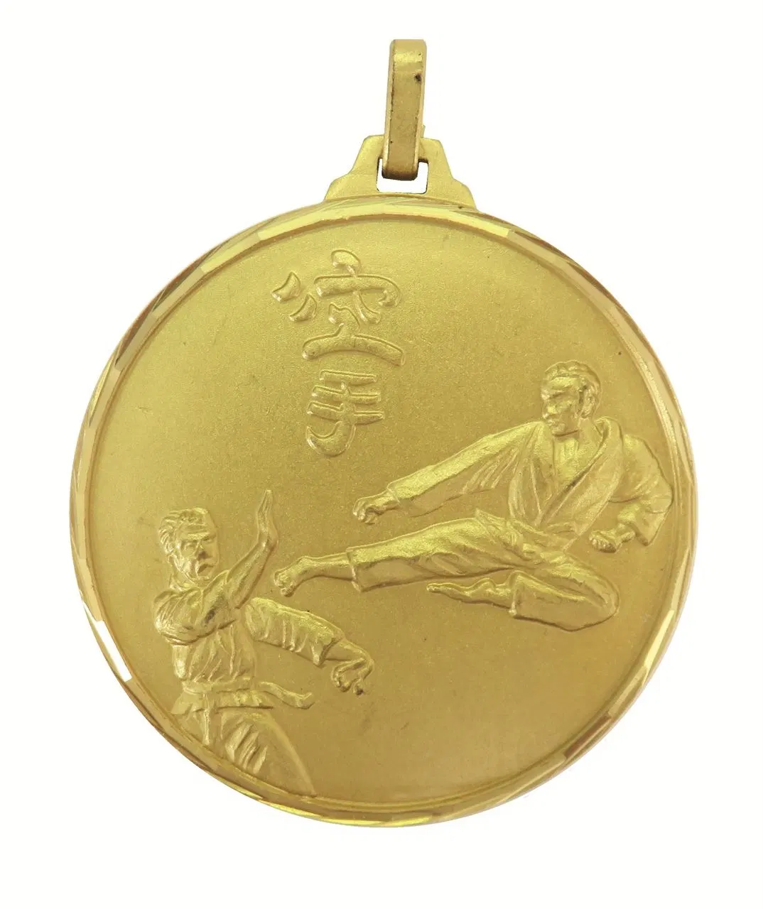 Custom Karate deportivo barato al por mayor de medalla medallas de metal con cinta de la medalla de Karate