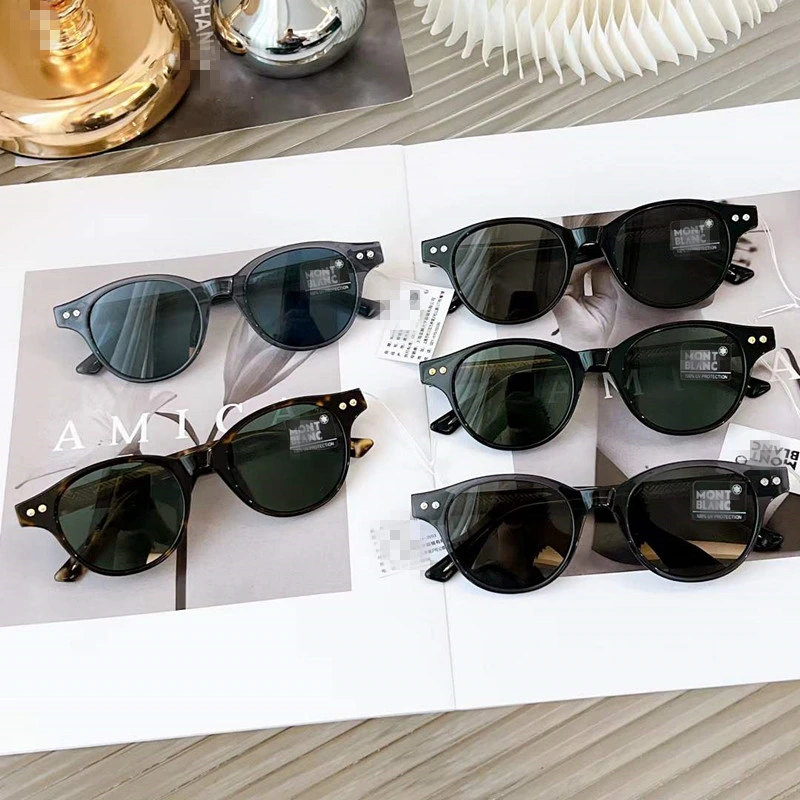 GM Sunglasses Female Senior Sense Small Three Points Black Street Shot Fashion Douyin The Same Style Large Frame Cross-Border Sunglasses Wholesale/Supplier