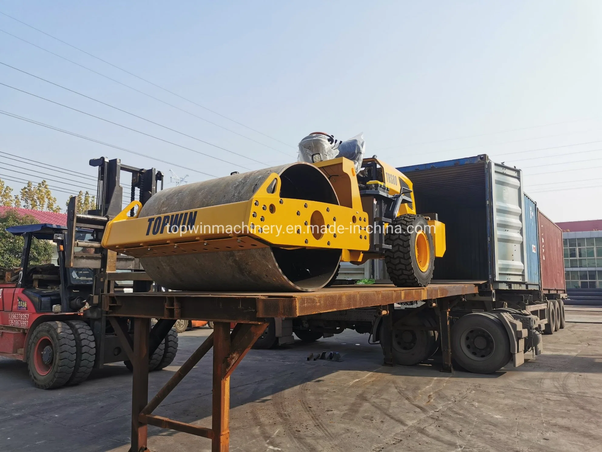 La carretera de tambor única pequeña mini rodillo compactador