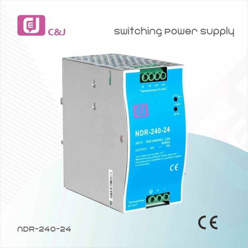 High quality/High cost performance  240W AC to DC DIN Rail Single Output Industrial Switching Power Supply