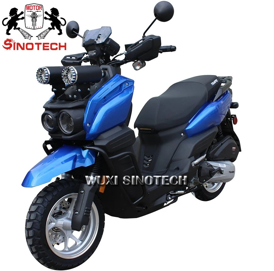 2023 New Arrival Hot Sale 150cc 168cc 170cc 200cc Gas Scooter Tank Bws with EPA Title and Bluetooth for Sale USA Market