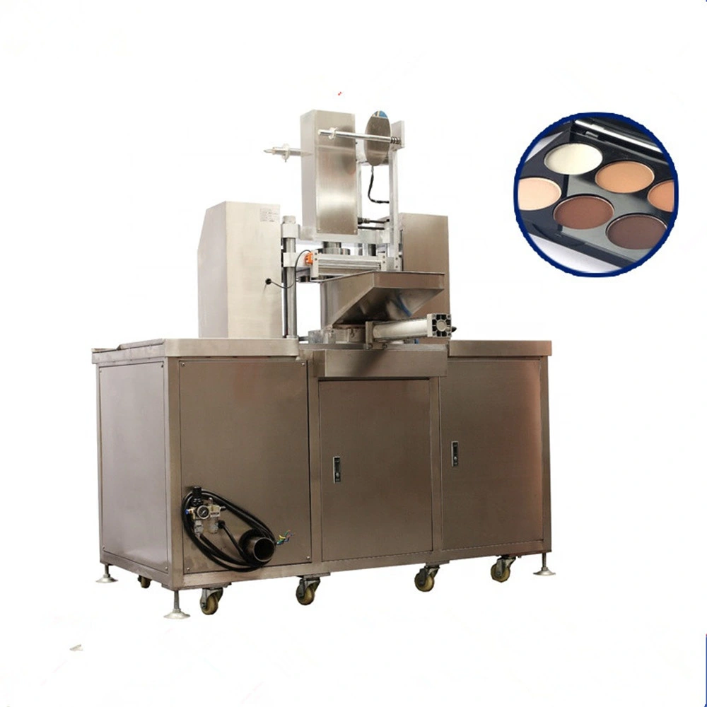 Automatic Filling and Making Eye Shadow Makeup Powder Press Machine