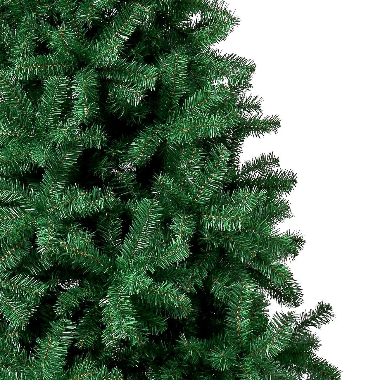 Plástico miniatura branco verde artificial decorações de Natal Tree