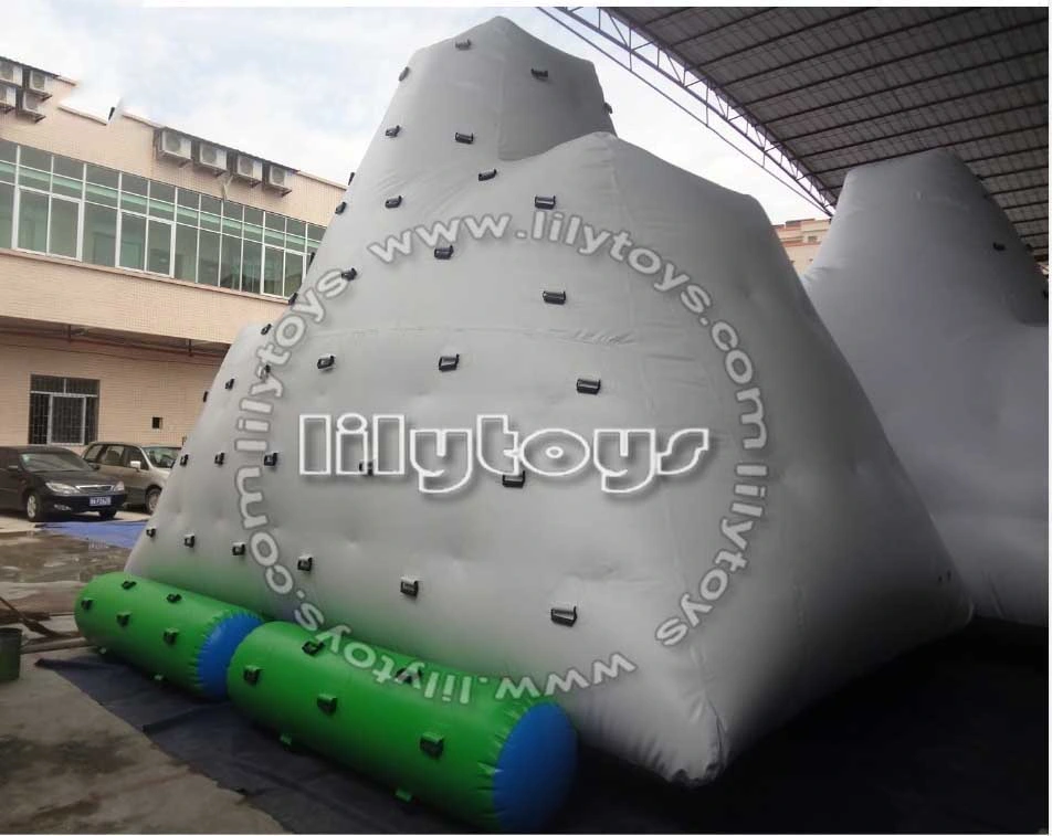 High quality/High cost performance Floating Inflatable Iceberg Water Toy with Best Handle