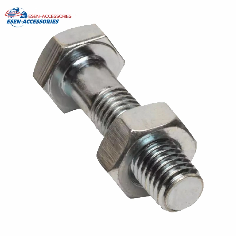 ISO Container Steel Bolt Screw Nut Spare Parts with Spring Washer