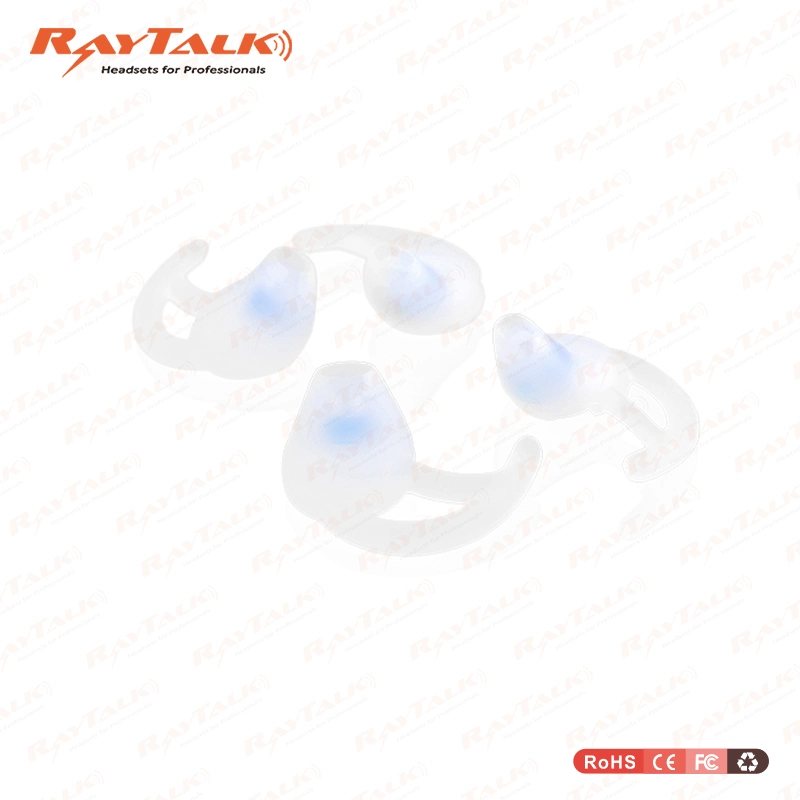 Raytalk Earpiece Spare Parts Molded Gel Ear Inserts Pink/Black/Clear