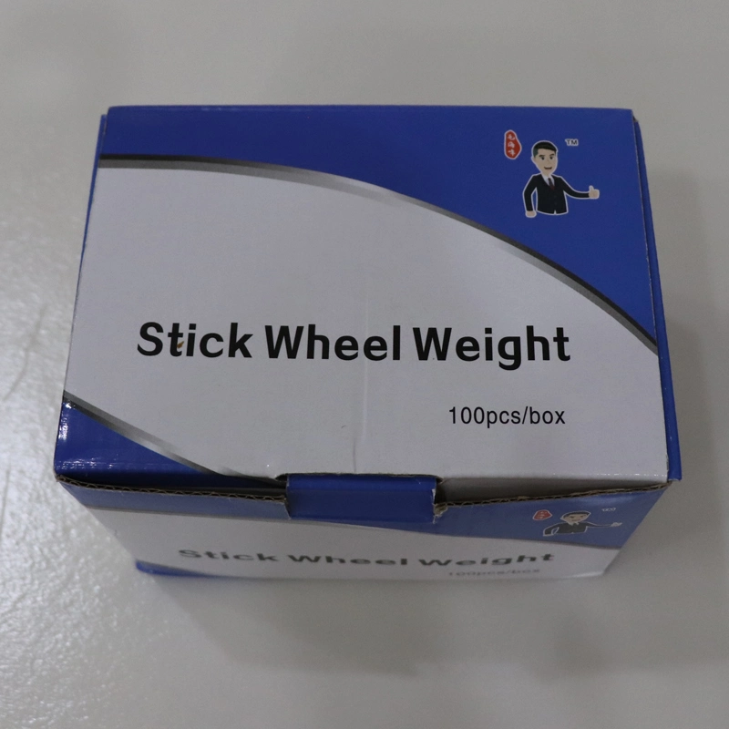 Grey and Black Plated Steel Adhesive Wheel Balance Weights with Tape