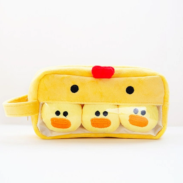 Custom Stationery Preschool Soft Plush Pencil Bag