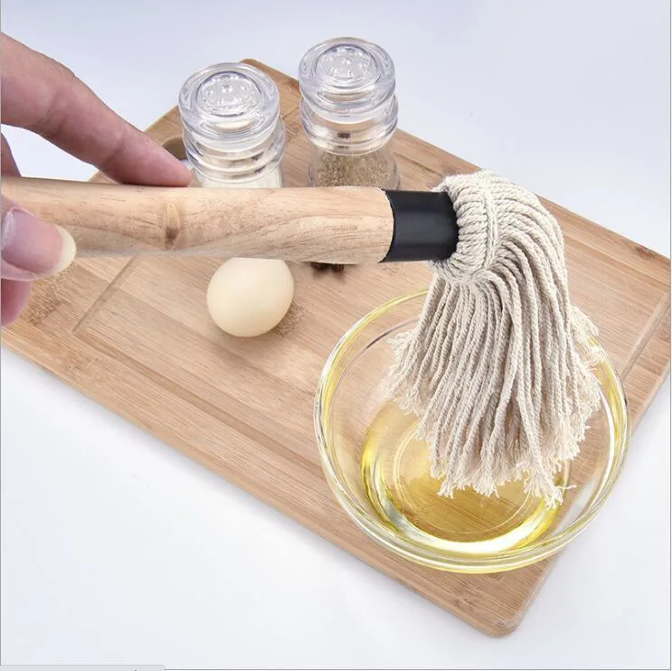 BBQ Sauce Basting Pinsel - Cotton Grillen, Braten Mop Brush Grillen Werkzeug Wbb15692