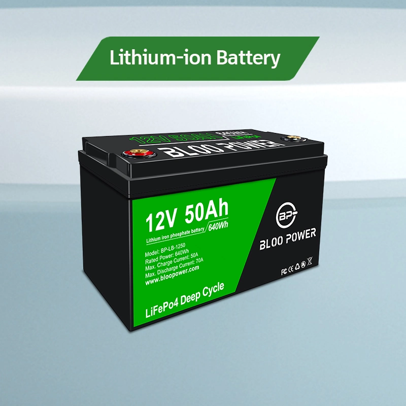 Alta capacidad de poder Bloo LFP Liion inteligente para RV de iones de litio carrito Carrito de golf Marina Yacht Yates Camper Batería de litio