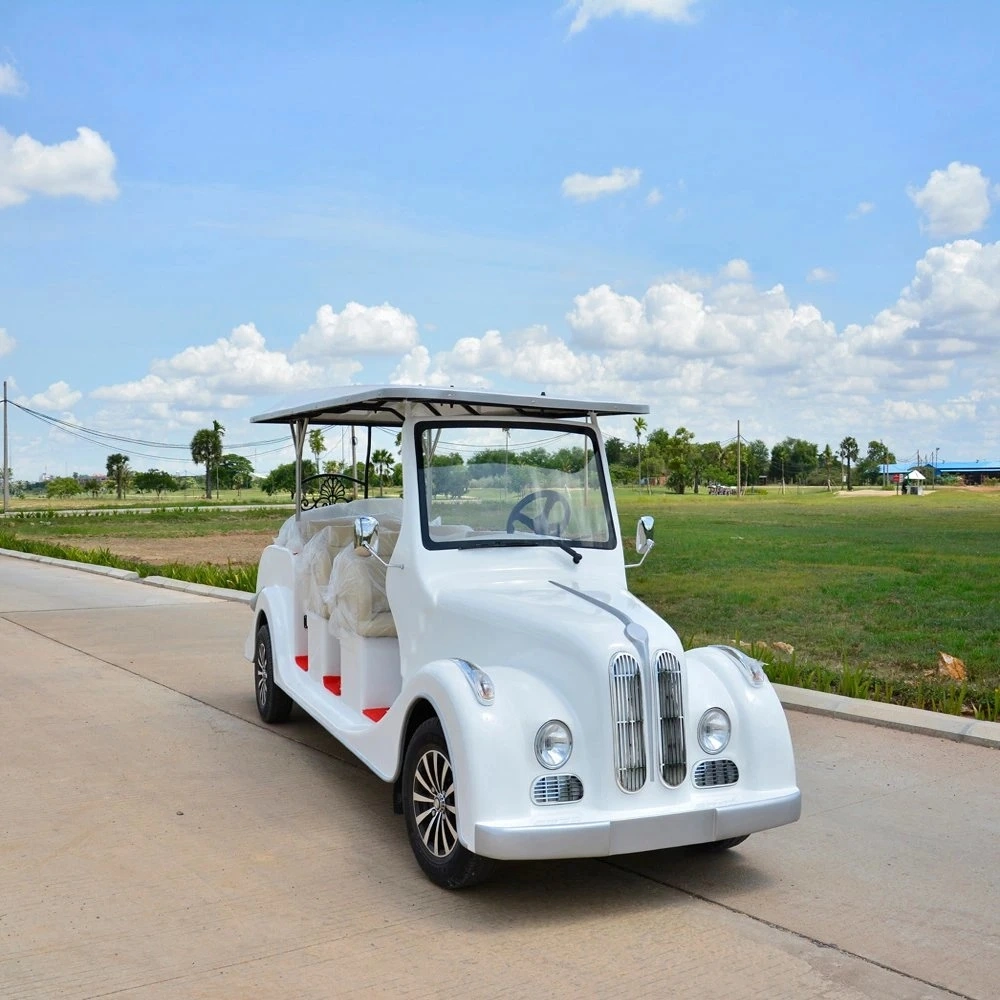 48V El motor de CA 8 Plazas Electric Vintage clásico coche