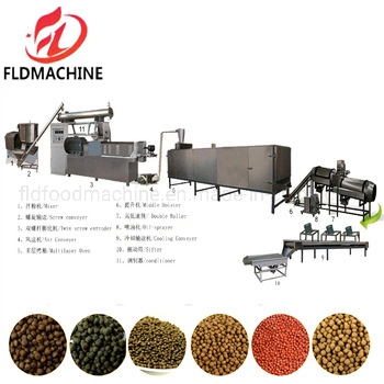 Verkaufen Wie Heiße Kuchen Fischfutter Produktionsmaschine Aquatic Feed Produktionslinie Floating Fish Feed Extruder