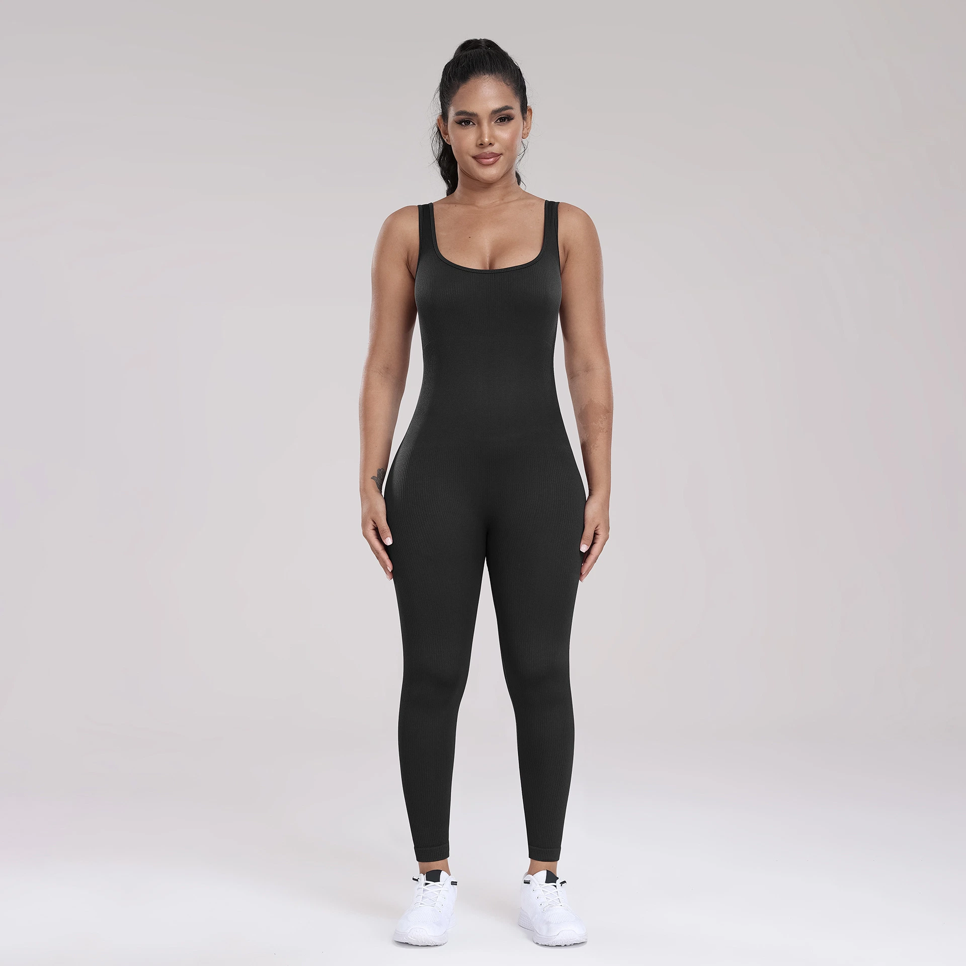 Collant sans couture pour femme taille haute entraînement confortable Legging