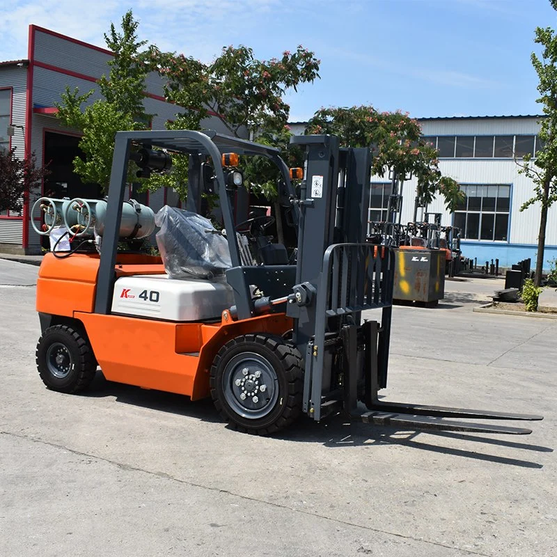 4ton LPG/gasolina Forklift con China o Japón Motor, precios competitivos