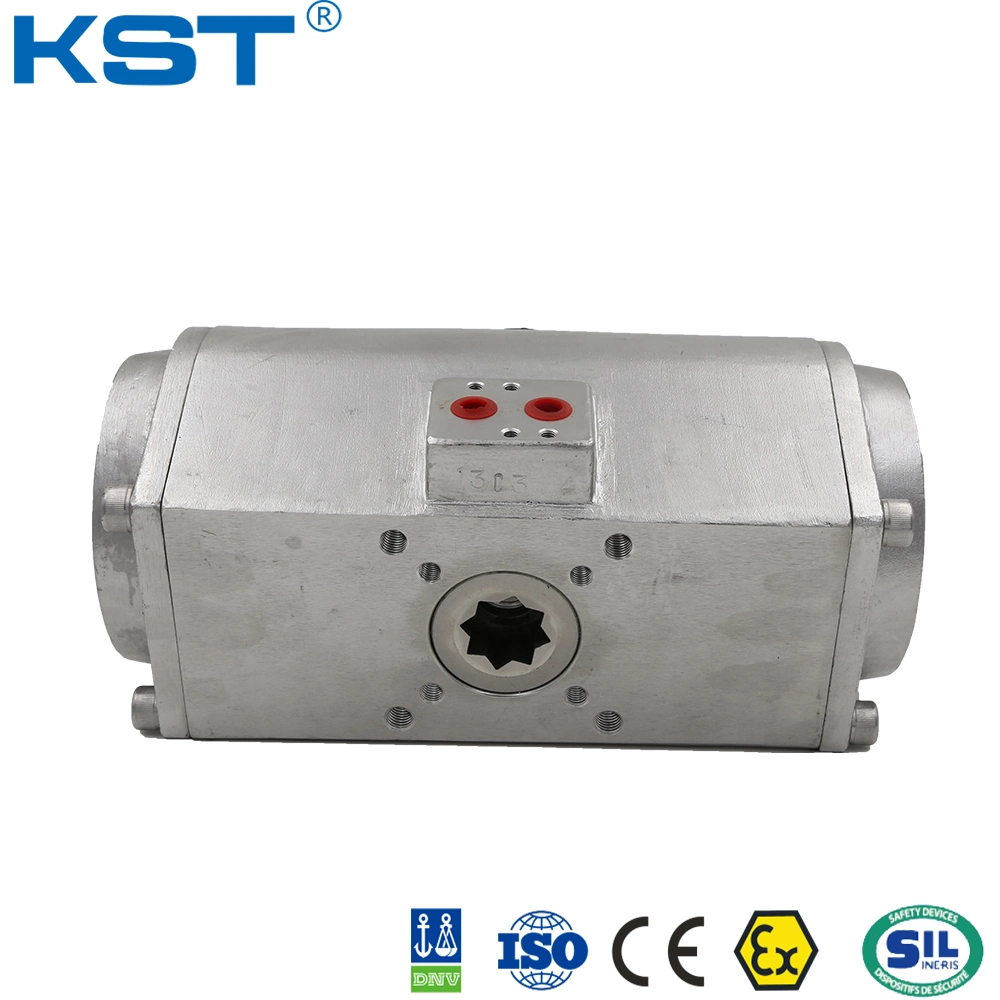 Stainless Steel Body Double Acting/Spring Return Pneumatic Actuator for Ball Valve, Butterfly Valve, Control Valve