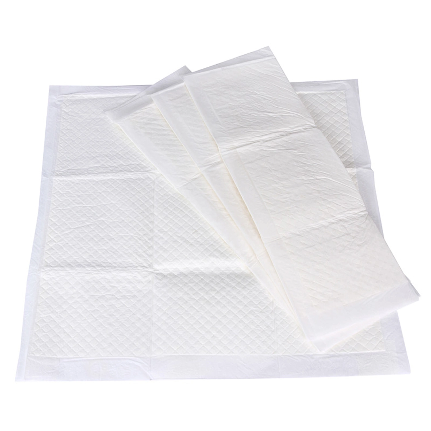 Comercio al por mayor grandes almohadillas absorbentes desechables cambiar de colchón portátil impermeable transpirable Underpads Leak-Proof Incontinencia