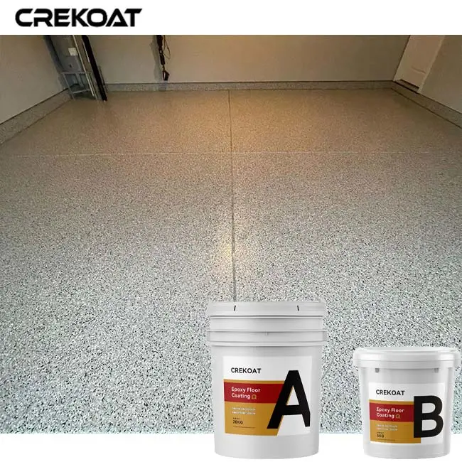 Waterproof Surface 100% Solid Epoxy Marble Floor Garage