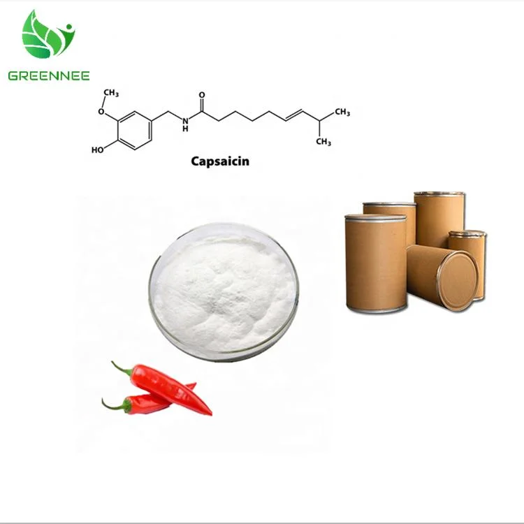 CAS 404-86-4 Capsaicine Powder for Muscle Pain Cream Also Applied in External Capsaicine Plaster