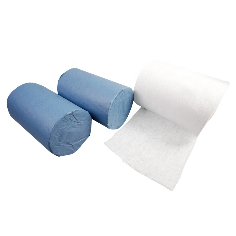 Disposable Sterile Non-Sterile Xray Medical Cotton Gauze Swab Gauze Roll Gauze Ball CE