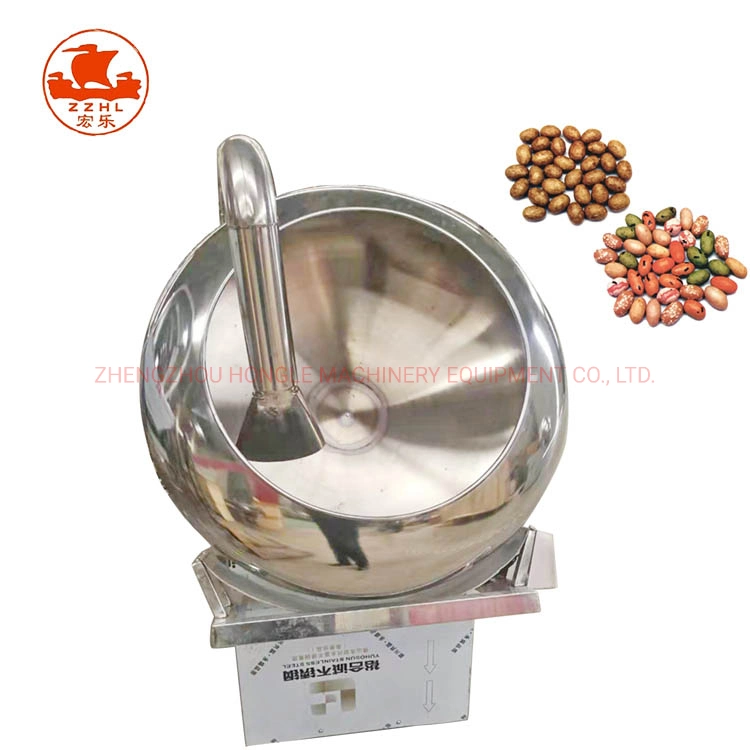 Small Sugar Film Coating Pan Almond Sugar Coating Machine for Tablet / Pill / Chocolate / Dragee / Peanut