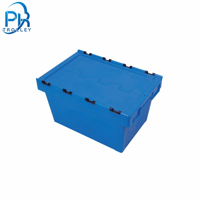 600X400X325mm Stackable Turnover Gross Plastic Moving Crate Box