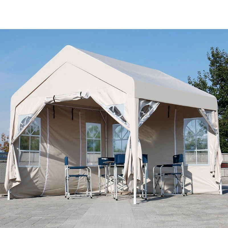 Outdoor Sunshade and Rainproof Thickened Simple Folding Tent Outdoor Gazebo