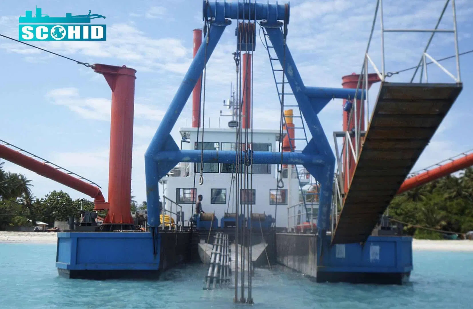 Detachable Convenient Loading and Unloading Sand Dredger 4500m3/H Cutter Suction Dredger Ship/ Vessel/ Boat/ Mining Marine Equipment