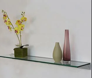 6mm 8mm 10mm Ultral Clear, Grey Clear Glass Shelf /Shelves with Top Quality