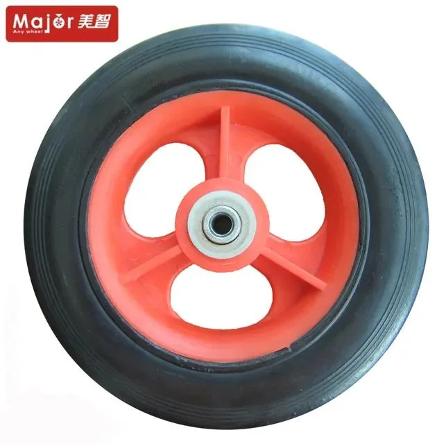 16X4.00-8 Solid Rubber Wheel Rubber Solid Wheels Garden Wheel