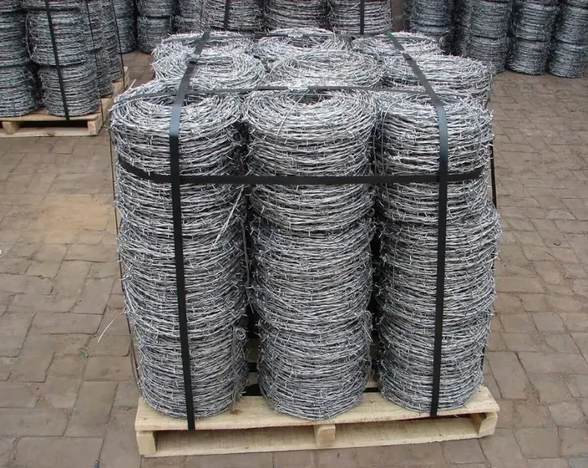 16g de Alambre Galvanizado Alambre de Púas esgrima 100m, 250m a 500m de 1,6 mm de Alambrada Precio por rollo