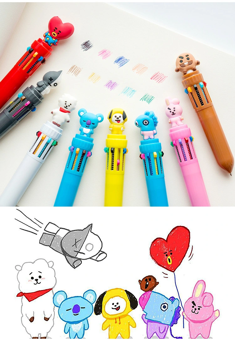 Niño Metal Ballpoint Art Set marcador permanente Pincel lápiz de color Spray marcador bolígrafo personalizado