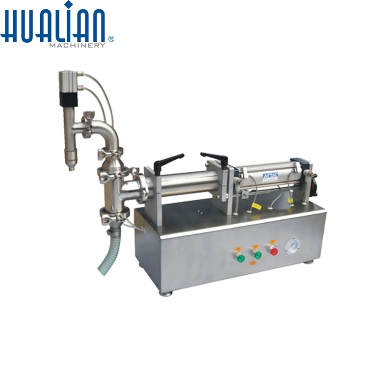 Lpf-50t Hualian Paste Filling Machine, Piston Pneumatic Liquid Filling Machine