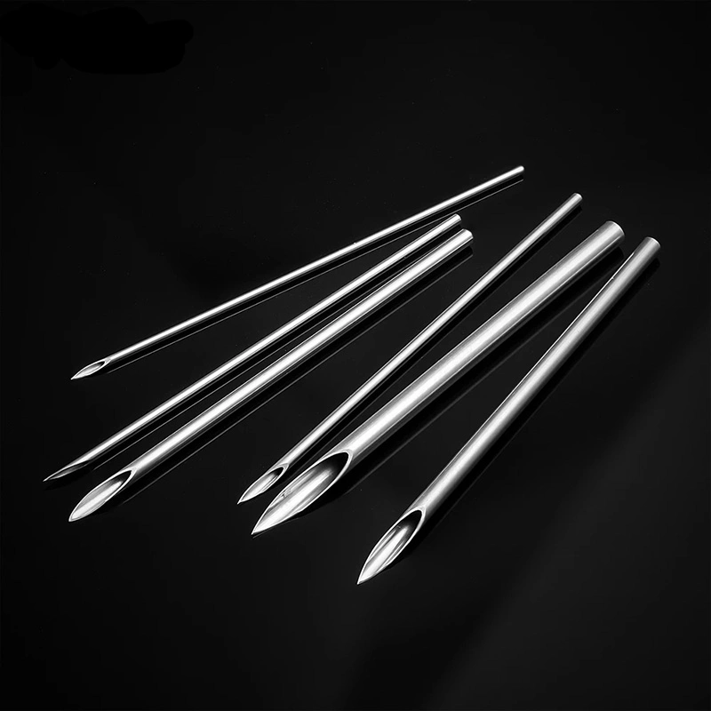 Disposable Sterilized Body Art Tattoo 14G 16g 18g Piercing Needles for Piercing