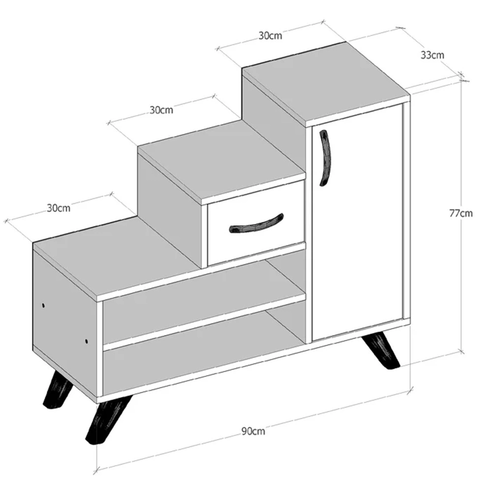 Moderne Stilvolle Eingang Holzmöbel Tür Seite Locker Schuhregal