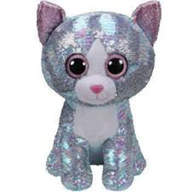 Lindo Gato Sequin suave Peluche Peluches para niños