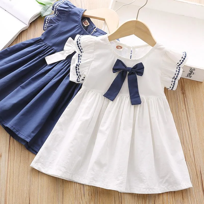 Abckids Baby Girl Dress Clothes Floral Print Baby Summer Dress Toddler Girl Sleeveless 100% Cotton Flower Casual Dresses