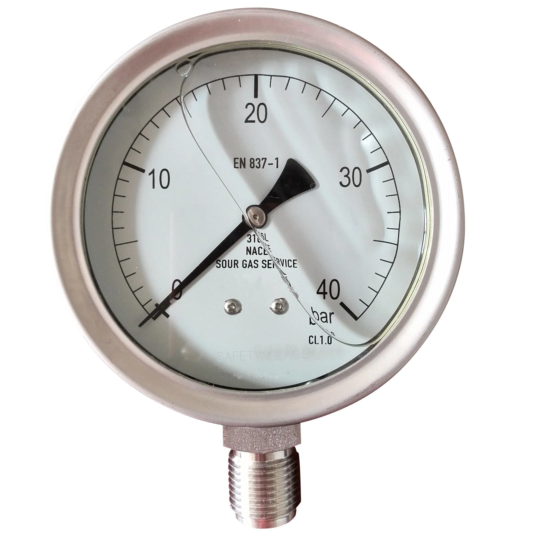 150mm High quality/High cost performance  Liquid Filled Oil Pressure Gauge 0-10 Bar